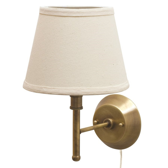 OPEN BOX ITEM: House of Troy Antique Brass Wall Pin-up Lamp