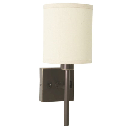 OPEN BOX ITEM: House of Troy Wall Lamp with Convenience Outlet, BZ