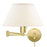OPEN BOX: House of Troy Home Office 1 Light Wall Swing, Brass - HTWS14-61
