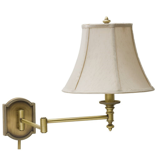 OPEN BOX ITEM: House of Troy Antique Brass Swing Arm Wall-Bead