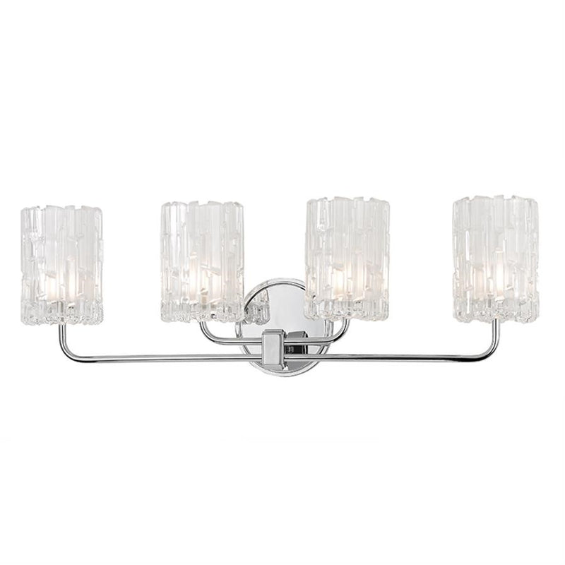 OPEN BOX: Hudson Valley Dexter 4 Light Bath Bracket, Polished Chrome - HV1334-PC