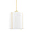 OPEN BOX: Hudson Valley Downing 1 Light Small Pendant, Aged Brass - 5413-AGB
