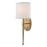 OPEN BOX: Hudson Valley Madison 1 Light Wall Sconce, Aged Brass - 6120-AGB
