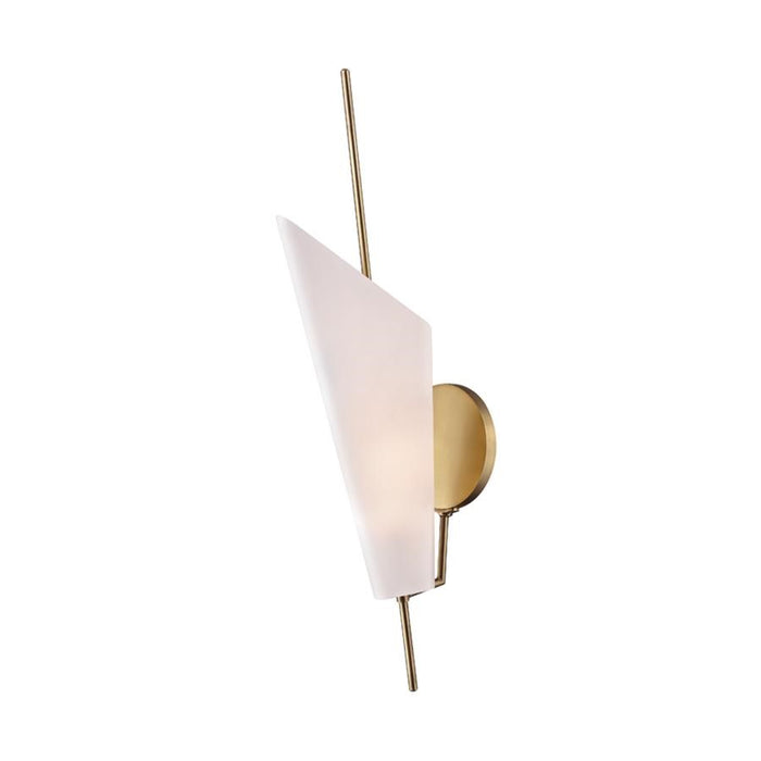 OPEN BOX: Hudson Valley Cooper 2 Light Wall Sconce, Aged Brass - 8061-AGB