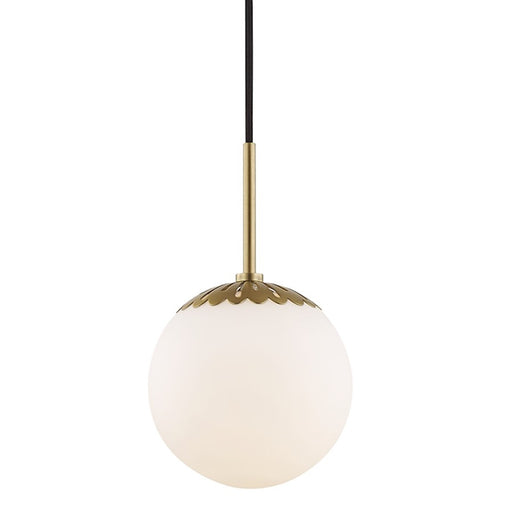 OPEN BOX ITEM: Mitzi Paige 1-Light Small Pendant, Aged Brass