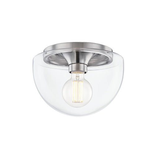 OPEN BOX: Mitzi Grace 1 Light Small Flush Mount, Polished Nickel - H284501S-PN