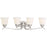 OPEN BOX ITEM: Minka Lavery Savannah Row 4 Light Bath, Brushed Nickel