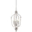 OPEN BOX:Minka Lavery Savannah Row 4 Light Chandelier, Nickel - 3331-84