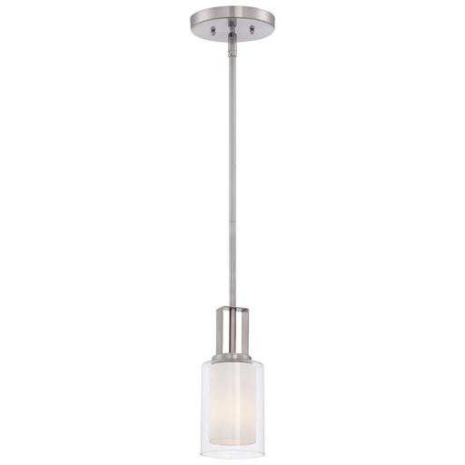 OPEN BOX: Minka Lavery Parsons Studio 1 Light Mini Pendant, Nickel - 4101-84
