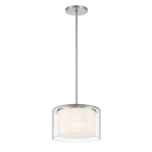 OPEN BOX: Minka Lavery Parsons Studio 1 Light Pendant, Brushed Nickel - 4102-84