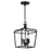 OPEN BOX ITEM: Minka Lavery Laurel Estate 4-Lt 10" Semi Flush, Coal