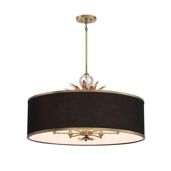 OPEN BOX: Minka Lavery Caprio 6-Lt Pendant, Natural Brass - 4586-672