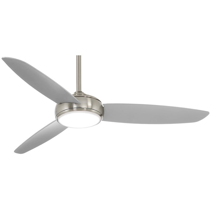 OPEN BOX ITEM: Minka Aire Concept Iv LED 54" Ceiling Fan, Nickel Wet