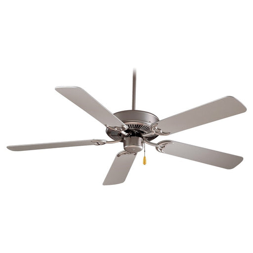 OPEN BOX: Minka Aire Contractor 42" Ceiling Fan, Brushed Steel - F546-BS