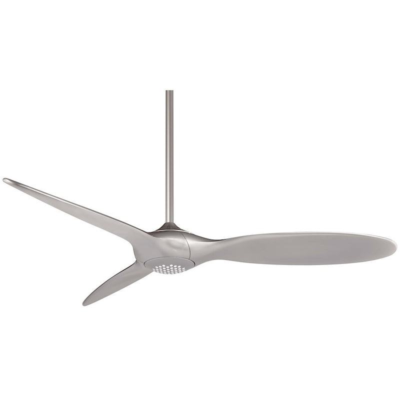 OPEN BOX ITEM: Minka Aire Force 60"Ceiling Fan w/LED Light, Silver