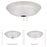 OPEN BOX ITEM: Minka Aire 120L Universal 12 1/4" LED Etched Light Kit, White