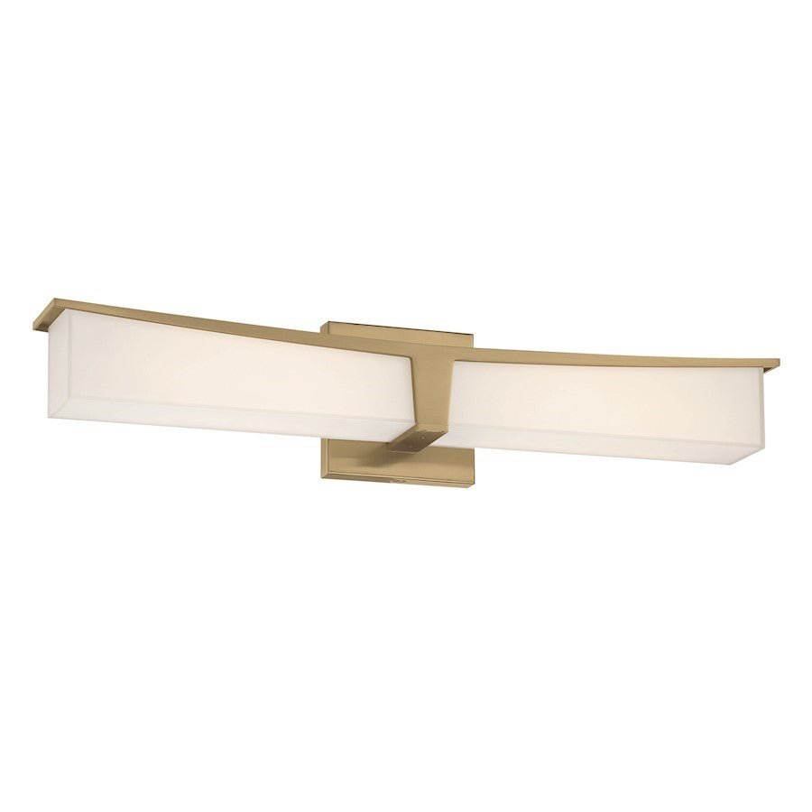 OPEN BOX ITEM: Minka George Kovacs Plane 24" LED Light Bath, Honey