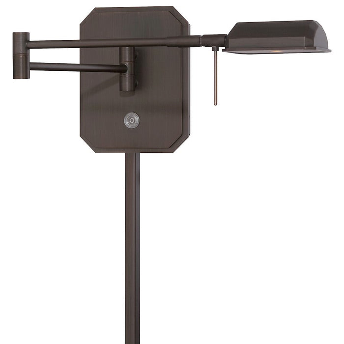 OPEN BOX ITEM: Minka George Kovacs Reading Room 1-LT LED Swing Wall Lamp, Bronze