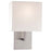 OPEN BOX ITEM: Minka George Kovacs 1 Light Sconce, Brushed Nickel