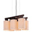 OPEN BOX ITEM: Minka George Kovacs Kimono 6-Lt Chandelier, AD Bronze
