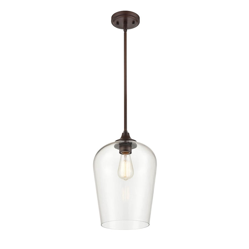 OPEN BOX ITEM: Millennium Lighting 51in 1-Light Vanity Light | Traditional Rubbed Bronze and Clear Glass | Bathroom & Hallway | Model MN9741-RBZ