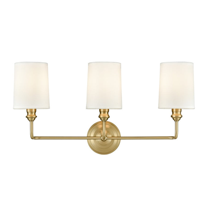 OPEN BOX ITEM: Millennium Leena 3-Light Vanity, Vintage Brass