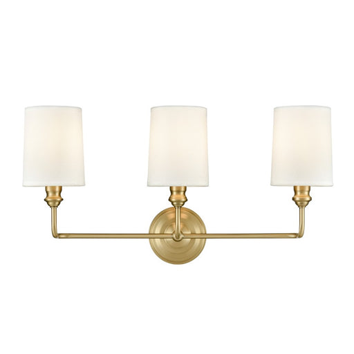 OPEN BOX ITEM: Millennium Leena 3-Light Vanity, Vintage Brass