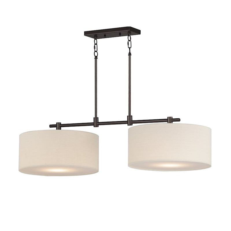OPEN BOX ITEM: Maxim Bongo 2-Light Pendant, Oil-Rubbed Bronze
