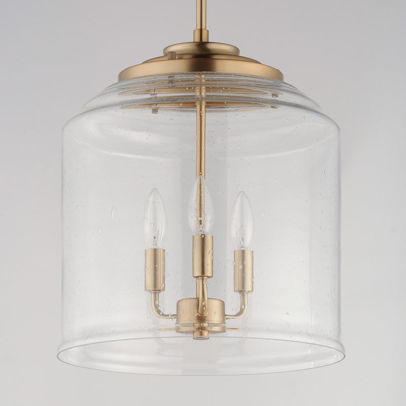OPEN BOX: Maxim Lighting Acadia 3 Light Multi-Light Pendant, Heritage