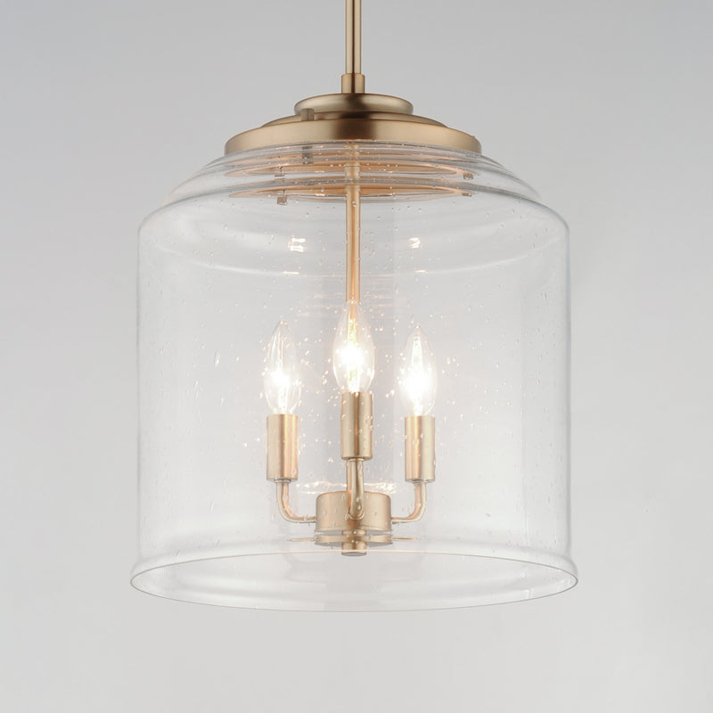 OPEN BOX: Maxim Lighting Acadia 3 Light Multi-Light Pendant, Heritage