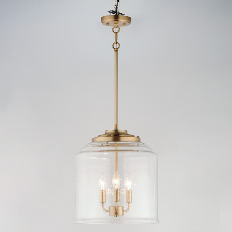 OPEN BOX: Maxim Lighting Acadia 3 Light Multi-Light Pendant, Heritage