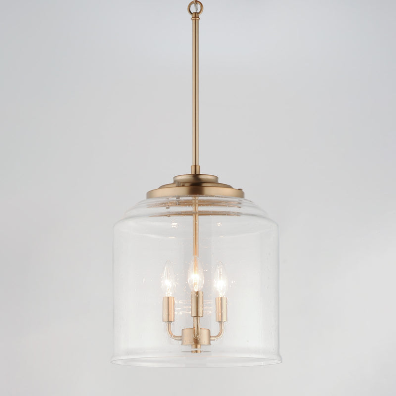 OPEN BOX: Maxim Lighting Acadia 3 Light Multi-Light Pendant, Heritage