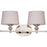OPEN BOX: Maxim Lighting Rondo 2-Light Bath Vanity, Nickel - MX12762WTPN