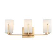 OPEN BOX: Maxim Lighting Dart 3-Light Bath Vanity, Satin Brass - MX21283SWSBR