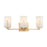 OPEN BOX: Maxim Lighting Dart 3-Light Bath Vanity, Satin Brass - MX21283SWSBR