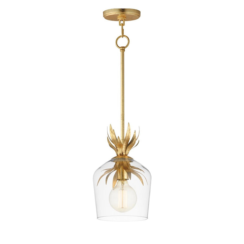 OPEN BOX ITEM: Maxim Paloma 1-Light Pendant, Gold Leaf