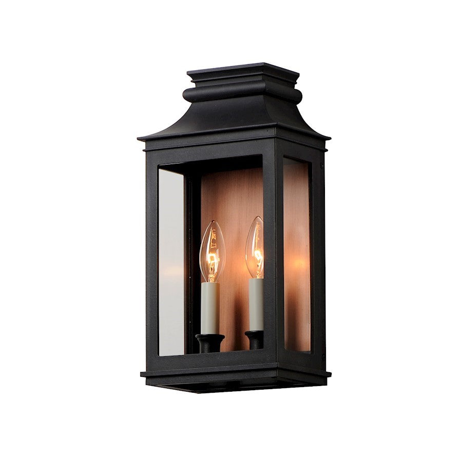 OPEN BOX: Maxim Savannah VX 2 Lt Outdoor, Copper/Black/Clear - 40914ACPBO