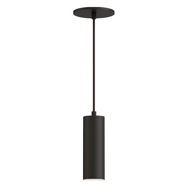 OPEN BOX ITEM: Maxim Lighting Calibro 8in 1-Light LED Outdoor Pendant | Modern Architectural Bronze and Glass | Covered Patio & Porch | Model MX86436ABZ
