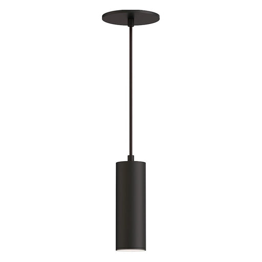 OPEN BOX ITEM: Maxim Lighting Calibro 8in 1-Light LED Outdoor Pendant | Modern Architectural Bronze and Glass | Covered Patio & Porch | Model MX86436ABZ