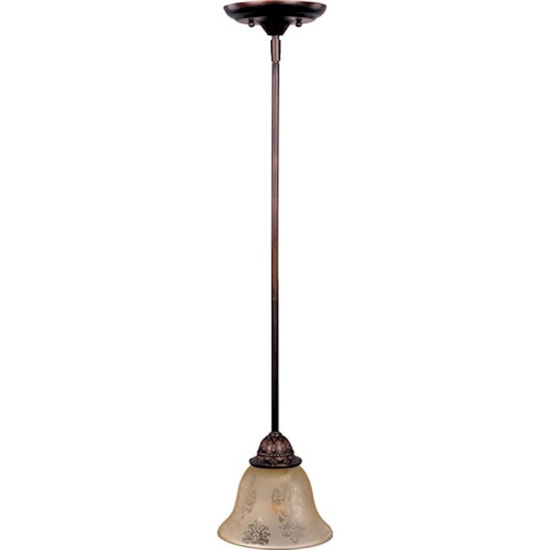 OPEN BOX ITEM: Maxim Symphony 1-Light Mini Pendant, Oil-Rubbed