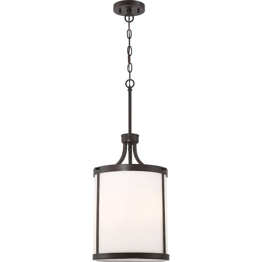 OPEN BOX ITEM: Nuvo Lighting Denver 18in 3-Light Pendant | Traditional Mahogany Bronze Metal | Kitchen Island & Dining Room | 12 x 18 x 19 in | Model NV60-6326