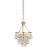 OPEN BOX ITEM: Robert Abbey Bling 2 Light Pendant, Antique Brass