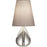 OPEN BOX ITEM: Robert Abbey Jonathan Adler Claridge Lamp, Nickel/Gray