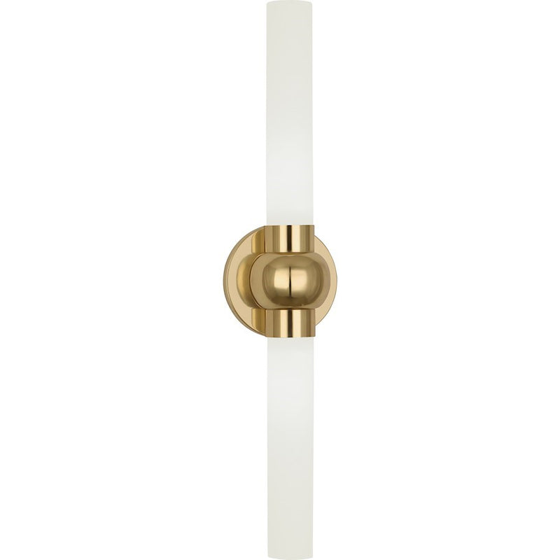 OPEN BOX: Robert Abbey Daphne 2 Light Wall Sconce, Modern Brass - RO6900