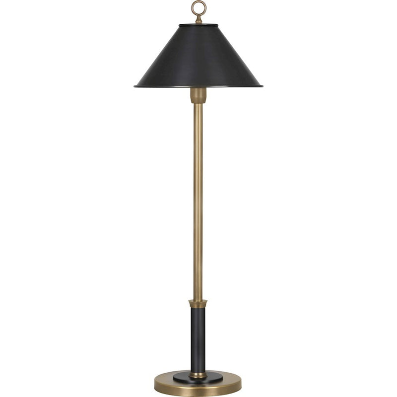 OPEN BOX ITEM: Robert Abbey Aaron 1 Light Table Lamp, Brass/Bronze
