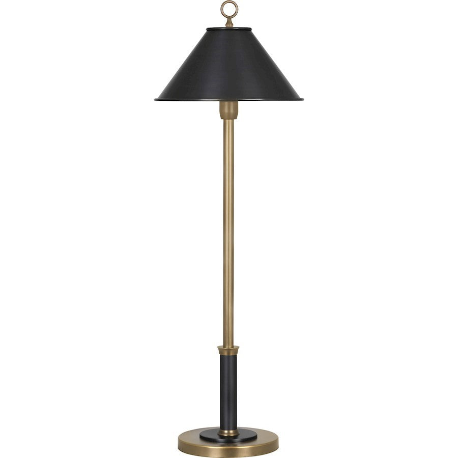 OPEN BOX ITEM: Robert Abbey Aaron 1 Light Table Lamp, Brass/Bronze