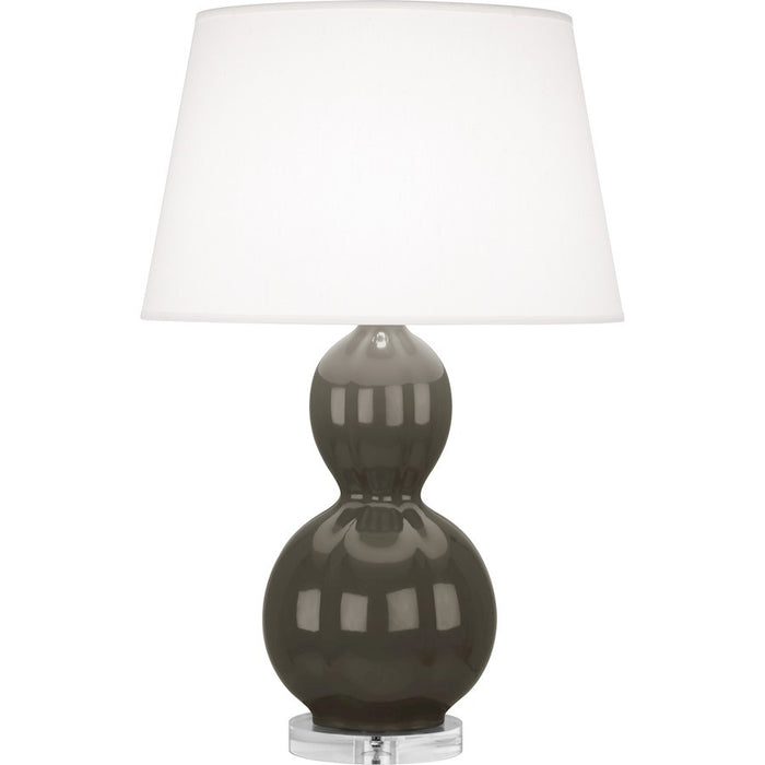 OPEN BOX ITEM: Robert Abbey Williamsburg Randolph Lamp, Taupe/Lucite