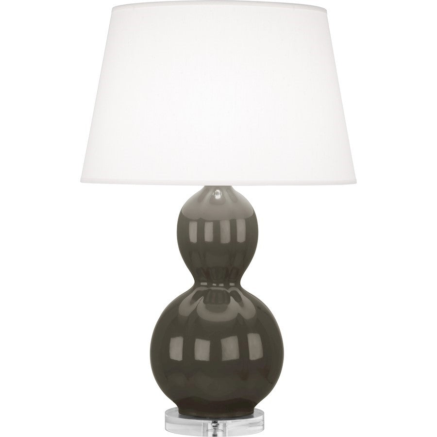 OPEN BOX ITEM: Robert Abbey Williamsburg Randolph Lamp, Taupe/Lucite