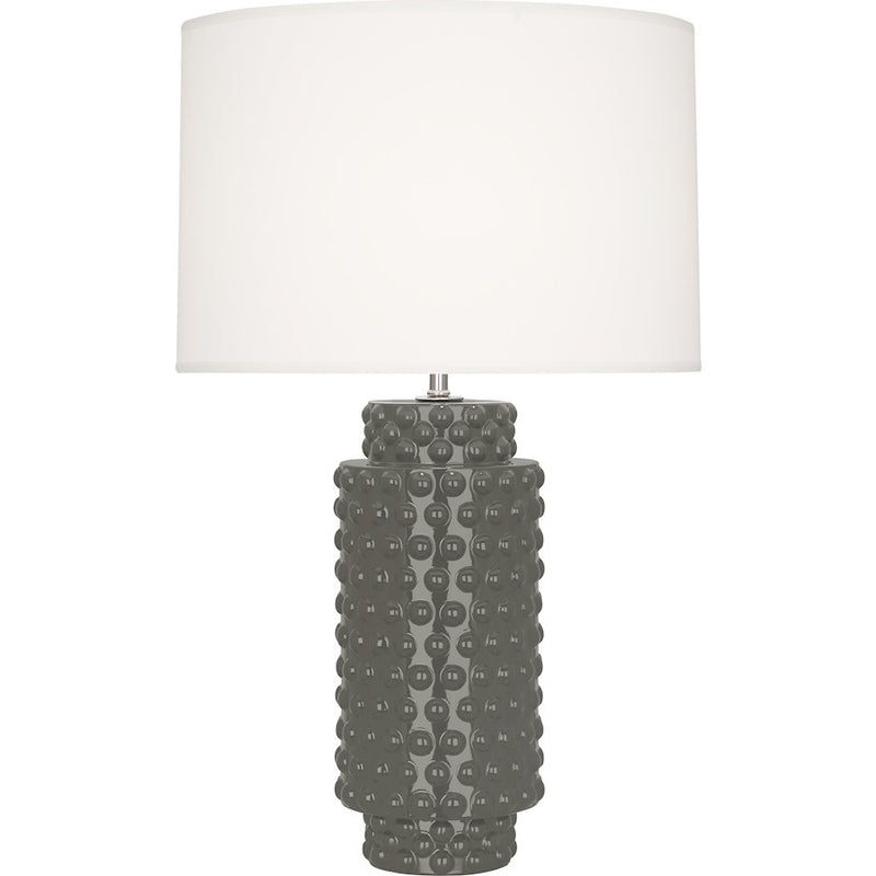 OPEN BOX ITEM: Robert Abbey Dolly 1-Lt Table Lamp, Ash Glazed Ceramic