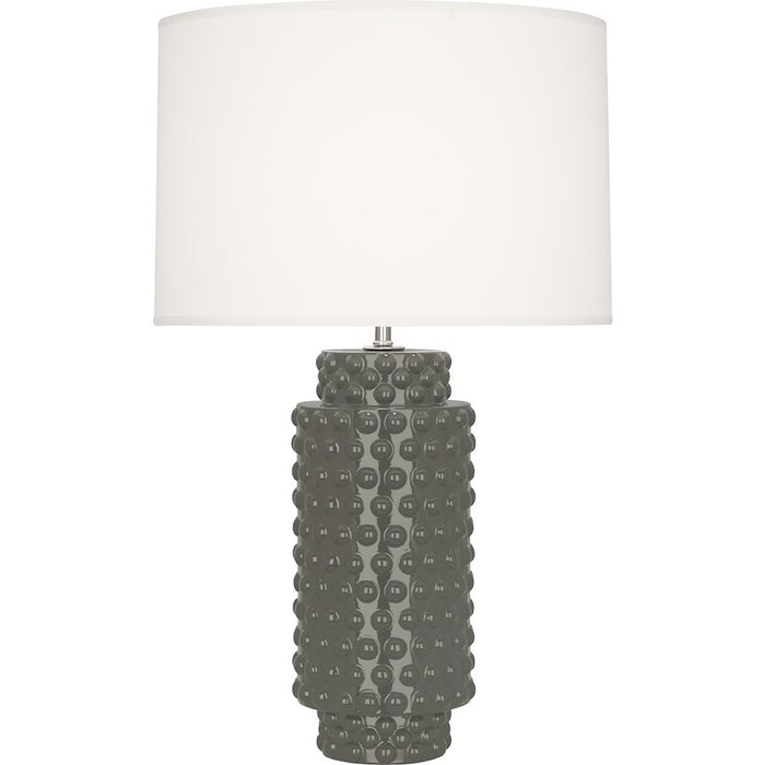 OPEN BOX ITEM: Robert Abbey Dolly 1-Lt Table Lamp, Ash Glazed Ceramic
